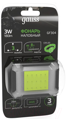 Изображение товара Фонарь Gauss GFL304 / GF304