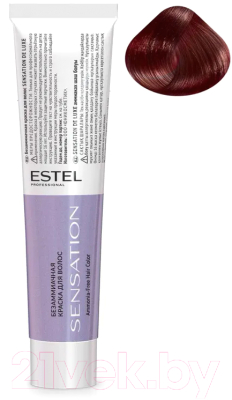 Крем-краска для волос Estel Sensation De Luxe 0/55 (красный)
