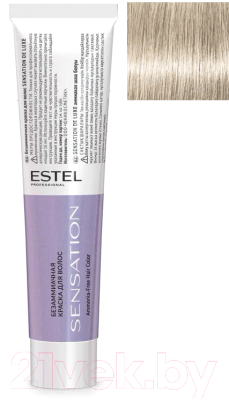 Крем-краска для волос Estel Sensation De Luxe 10/1 (светлый блондин пепельный)