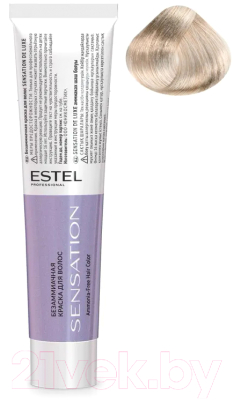 Крем-краска для волос Estel Sensation De Luxe 10/7 (светлый блондин коричневый)