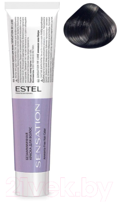 Крем-краска для волос Estel Sensation De Luxe 3/0 (темный шатен)
