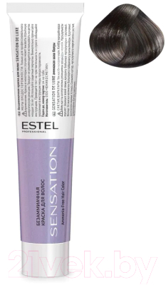 Крем-краска для волос Estel Sensation De Luxe 4/0 (шатен)