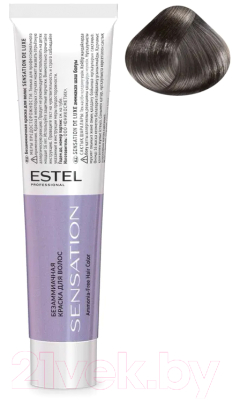 Крем-краска для волос Estel Sensation De Luxe 5/0 (светлый шатен)