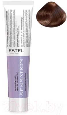 Крем-краска для волос Estel Sensation De Luxe 5/74 (светлый шатен коричнево-медный)