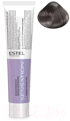 Крем-краска для волос Estel Sensation De Luxe 6/11 (темно-русый пепельный интенсивный)