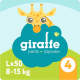 Миниатюра изображения товара Подгузники-трусики детские Lovular Giraffe L 8-15кг / 429710 (50шт)