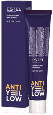 Гель-краска для волос Estel Anti-Yellow (60мл, пепельно-фиолетовый нюанс)