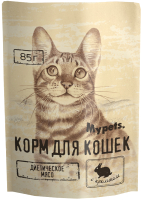 

Влажный корм для кошек Mypets, С кроликом / 470964