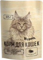 

Влажный корм для кошек Mypets, С телятиной / 470988