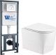 Унитаз подвесной с инсталляцией WeltWasser Marberg 410 + Nesenbach 004 GL-WT + Mar 410 RD - 
