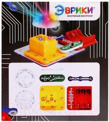 Конструктор электромеханический Эврики Дискошар / 7909893