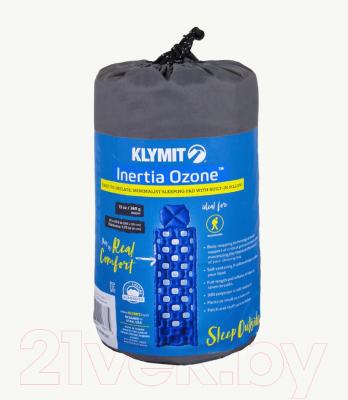 Туристический коврик Klymit Inertia Ozone (синий)