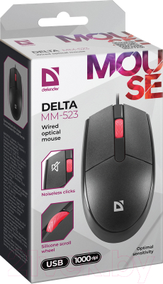 Мышь Defender Delta MM-523 / 52523 (черный)