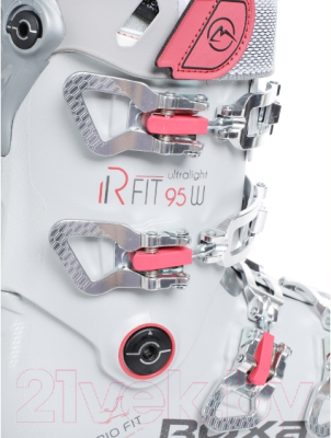 Горнолыжные ботинки Roxa Rfit W 95 GW / 210402 (р.23.5, светло-серый/коралловый)