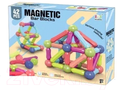 Конструктор магнитный Феникс Тойз Magnitic Bar Blocks / 1000305