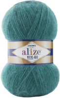 Пряжа для вязания Alize Angora Real 40 40% шерсть, 60% акрил / 507 (480м, темно-изумрудный) - 