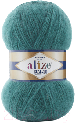 Пряжа для вязания Alize Angora Real 40 40% шерсть, 60% акрил / 507 (480м, темно-изумрудный)