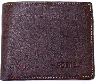 Портмоне Poshete 846-86080-3-DBW (коричневый)