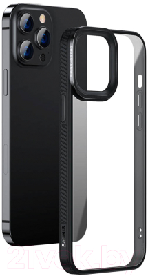 Чехол-накладка Baseus Crystal Phone Case для iPhone 13 Pro Max / ARJT000201 (черный)