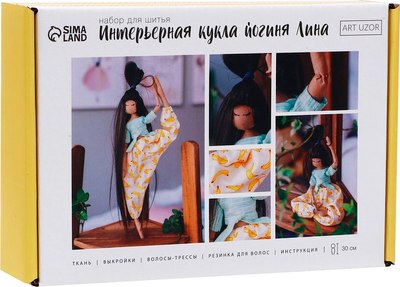 

Набор для шитья, Интерьерная кукла Йог Лина / 4936500
