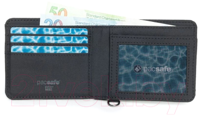 Портмоне Pacsafe Rfidsafe Bifold Wallet / 11000100 (черный)