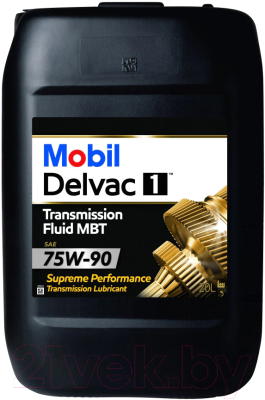 Трансмиссионное масло Mobil Delvac 1 Transmission Fluid MBT 75W90 / 153793 (20л)