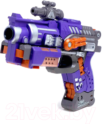 Бластер игрушечный Woow Toys Титан / 5001010 (фиолетовый)
