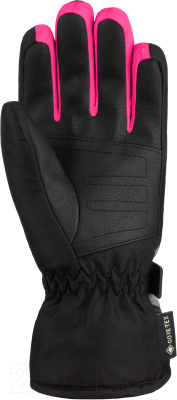 Перчатки лыжные Reusch Flash Gore-Tex Junior / 6261305-7771 (р-р 6.5, Black/Black Melange/Pink)