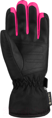 Перчатки лыжные Reusch Flash Gore-Tex Junior / 6261305-7771 (р-р 4, Black/Black Melange/Pink)