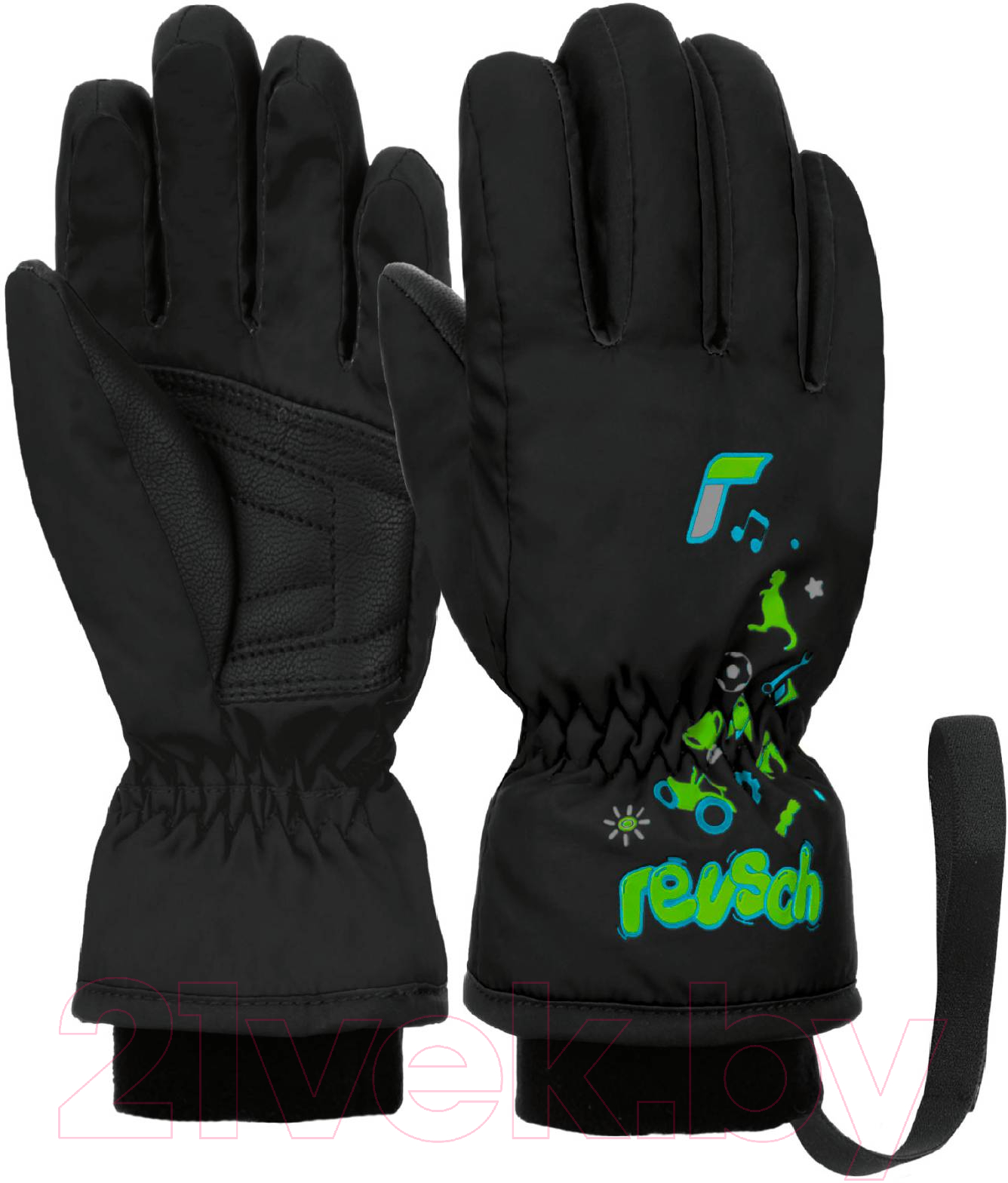 Перчатки лыжные Reusch Kids / 6285105-7700 (р-р 4, Black) — фото 3