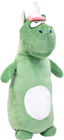 Подушка-игрушка SunRain Единорог валик 60см (зеленый) - 