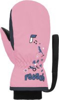 Варежки лыжные Reusch Kids Mitten / 6285405-3360 (р-р 3, Light Rose/Dress Blue) - 