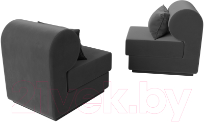 Комплект мягкой мебели Лига Диванов Кипр набор 1 (велюр серый)