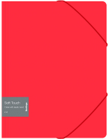 Папка для бумаг Berlingo Soft Touch / FB4_A4982 (красный) - 