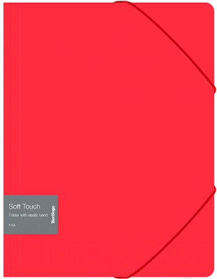 Папка для бумаг Berlingo Soft Touch / FB4_A4982 (красный)