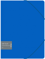 Папка для бумаг Berlingo Soft Touch / FB4_A4981 (синий) - 