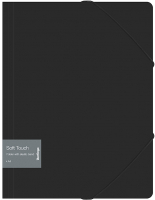 Папка для бумаг Berlingo Soft Touch / FB4_A4980 (черный) - 