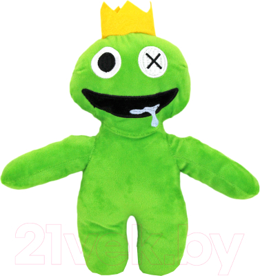 Мягкая игрушка SunRain Радужные друзья 30см (зеленый)