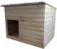 Миниатюра изображения товара Будка для собак Осдревторг Со съемной крышей (80x80x110см)