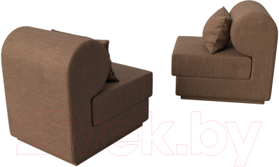 Комплект мягкой мебели Лига Диванов Кипр набор 1 (рогожка Berat коричневый)