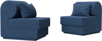 Комплект мягкой мебели Лига Диванов Кипр набор 1 (рогожка Berat синий) - 