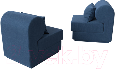 Комплект мягкой мебели Лига Диванов Кипр набор 1 (рогожка Berat синий)
