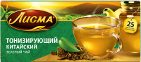 Чай пакетированный Лисма Тонизирующий зеленый байховый (25пак) - 