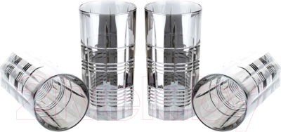 Набор стаканов Luminarc Даллас Сияющий графит 10P9317 (4шт)