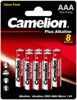 Комплект батареек Camelion LR03-BL 8 / 14134 (8шт) - 