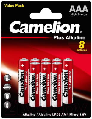 Комплект батареек Camelion LR03-BL 8 / 14134 (8шт)