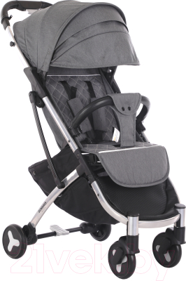 Детская прогулочная коляска Sundays Baby S600 Plus (металлическая база, серый)