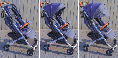 Детская прогулочная коляска Sundays Baby S600 Plus (металлическая база, черный)