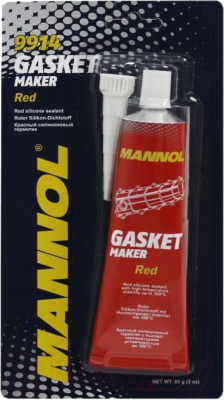 Герметик силиконовый Mannol Silicone-Gasket / 9914 (85г, красный)