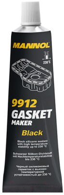 Герметик силиконовый Mannol Silicone-Gasket / 9912 (85г, черный)